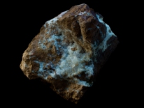 Calcite - quarry near Short Gap, Mineral County, West Virginia (longwave, midrange, shortwave UV)