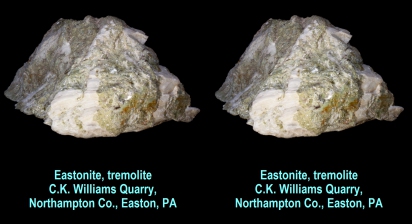 Eastonite w/tremolite, C.K. Williams Quarry,Northampton County, Easton, PA