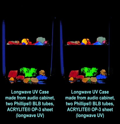 Longwave Case made from audio cabinet (longwave UV)